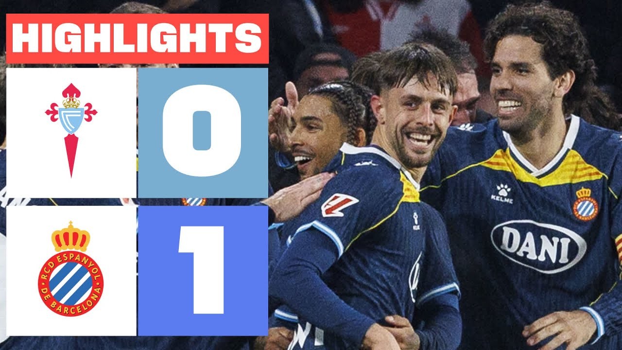 #ไฮไลท์ฟุตบอล [ เซลต้า บีโก้ 0 - 1 เอสปันญ่อล ] ลาลีก้า สเปน 2025/1.12.68