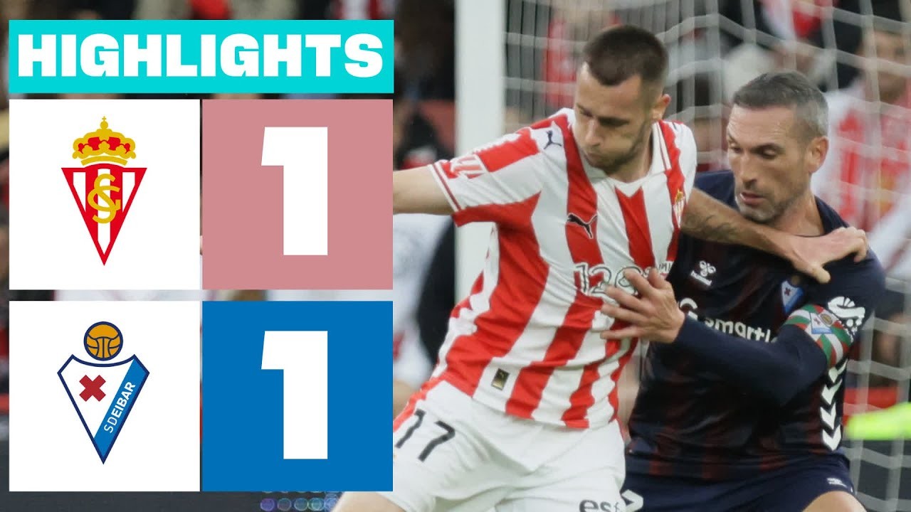 #ไฮไลท์ฟุตบอล [ สปอร์ติ้ง กิฆ่อน 1 - 1 เออิบาร์ ] อเดลันเต้ สเปน 2025/17.11.68