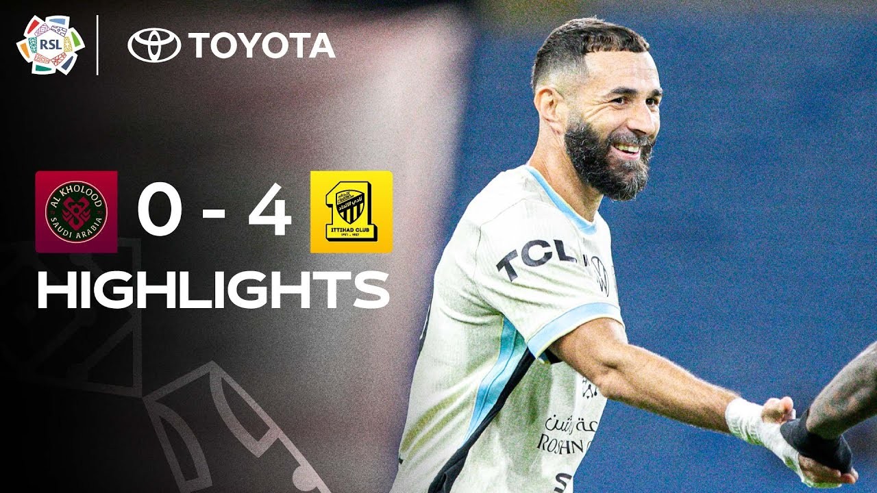 #ไฮไลท์ฟุตบอล [ อัล โคลูด 0 - 4 อัล อิติฮัด ] ซาอุดีอาระเบีย โปรเฟสชั่นแนล ลีก 2025/10.1.69