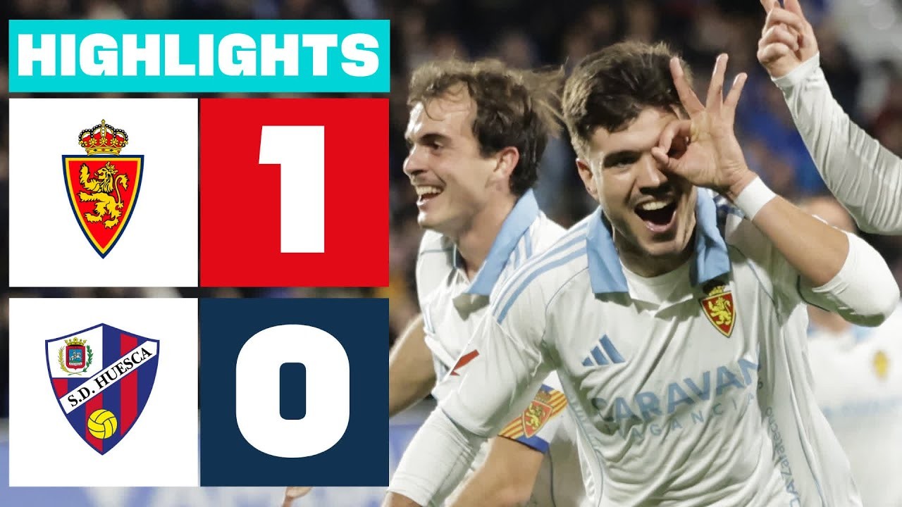 #ไฮไลท์ฟุตบอล [ เรอัล ซาราโกซ่า 1 - 0 ฮูเอสก้า ] อเดลันเต้ สเปน 2025/17.11.68