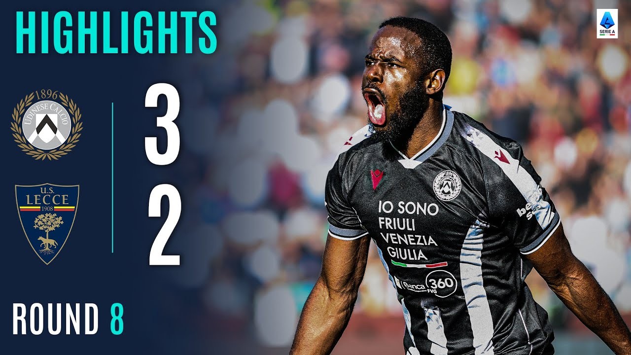 #ไฮไลท์ฟุตบอล [ อูดิเนเซ่ 3 - 2 เลชเช่ ] กัลโช่ เซเรียอา อิตาลี 2025/26.10.68